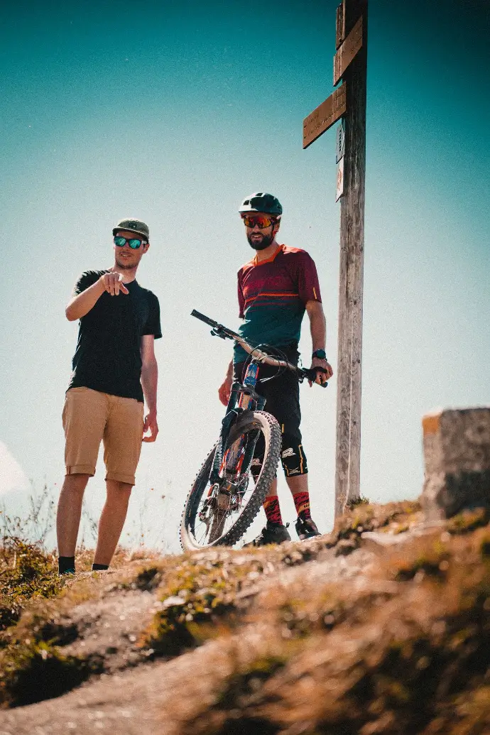 Tournage Drone VTT descente Barrage de Roselend